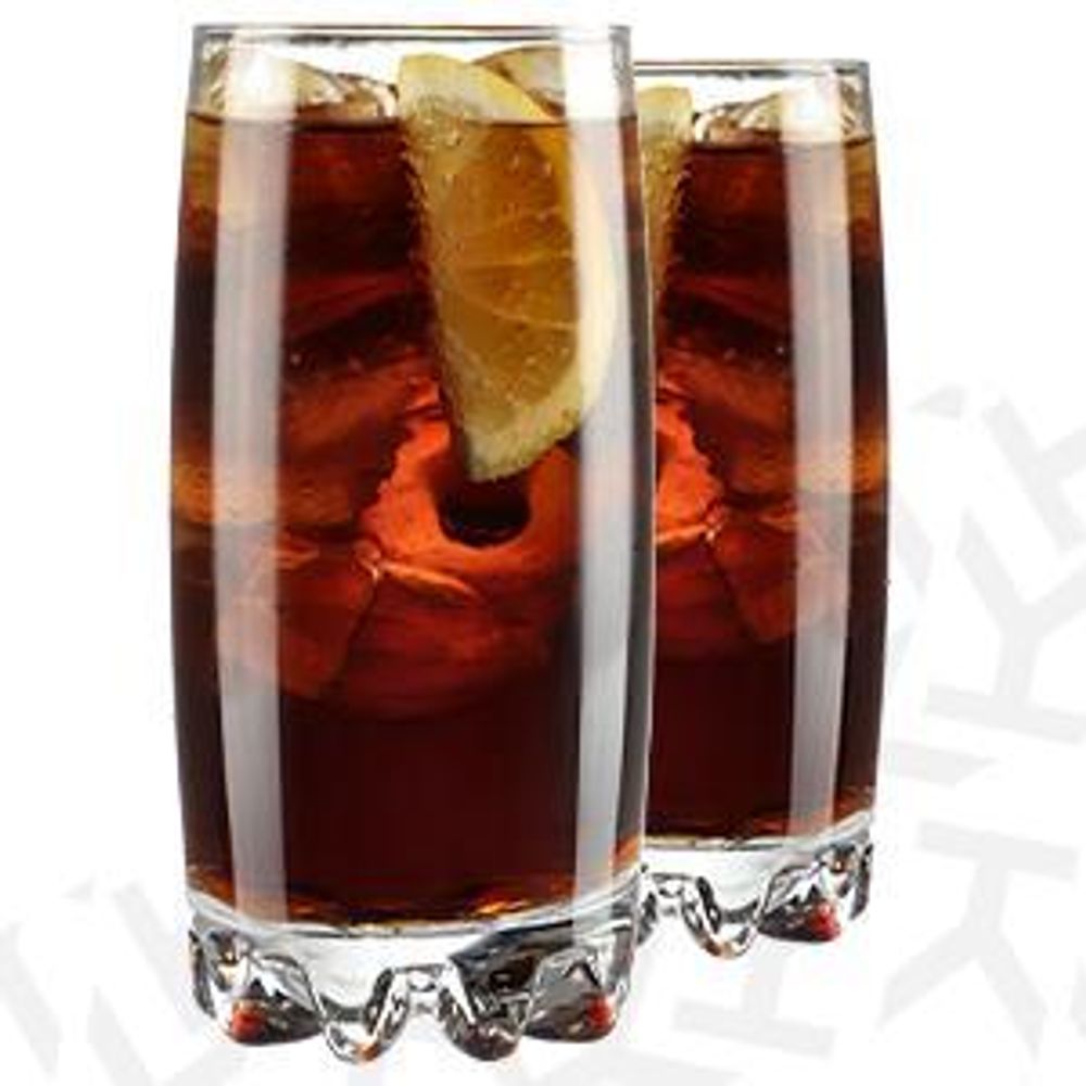 KADAX Wassergläser, Set de 6, Trinkgläser, Saftgläser aus Glas, robuste Gläser für Wasser, Saft, Garten, Party, Drink, Bier, Universalgläser, Cocktailgläser, Getränkegläser (Nadia, 365ml)