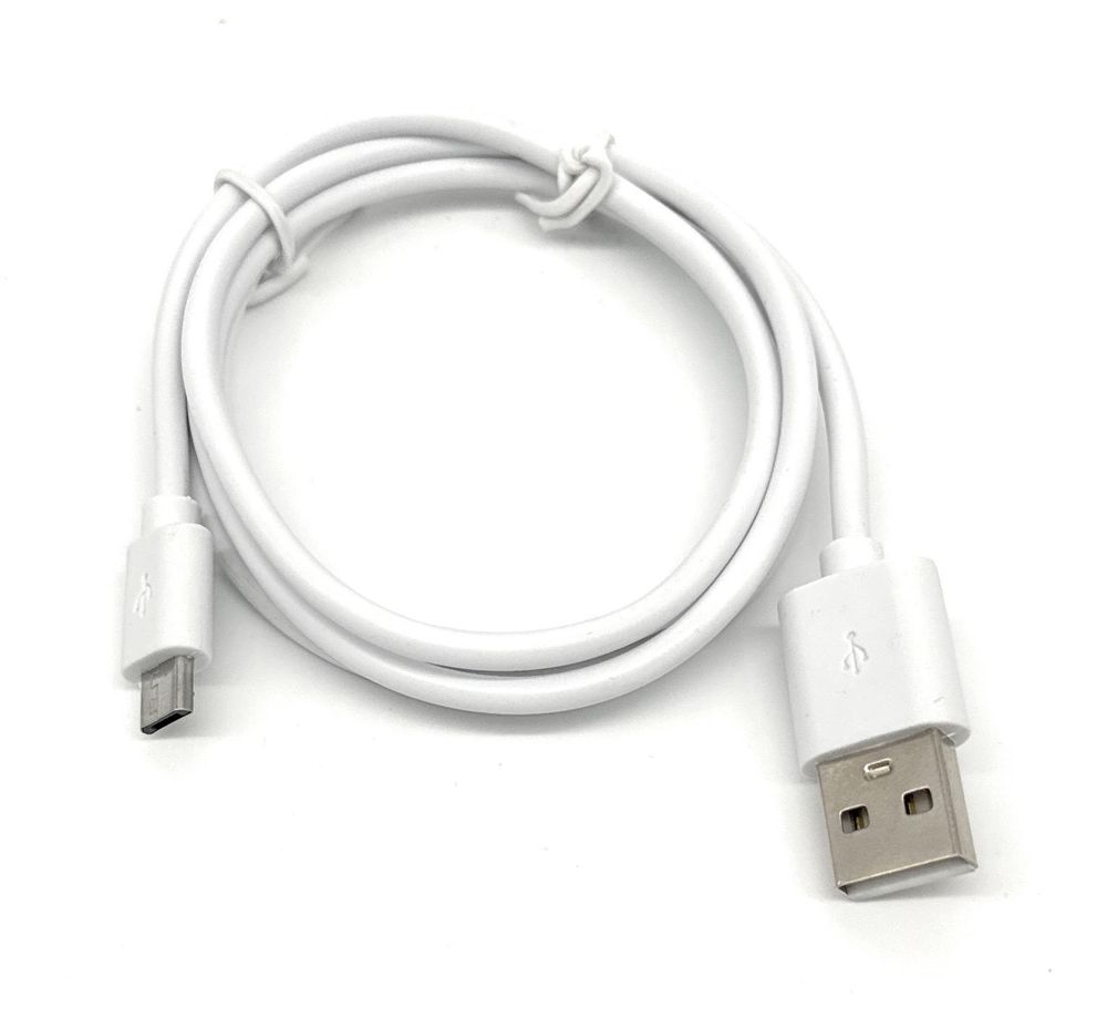 Ladekabel USB C Kabel Micro USB Datenkabel 3m weiß Handy Smartphone Tablet Laden