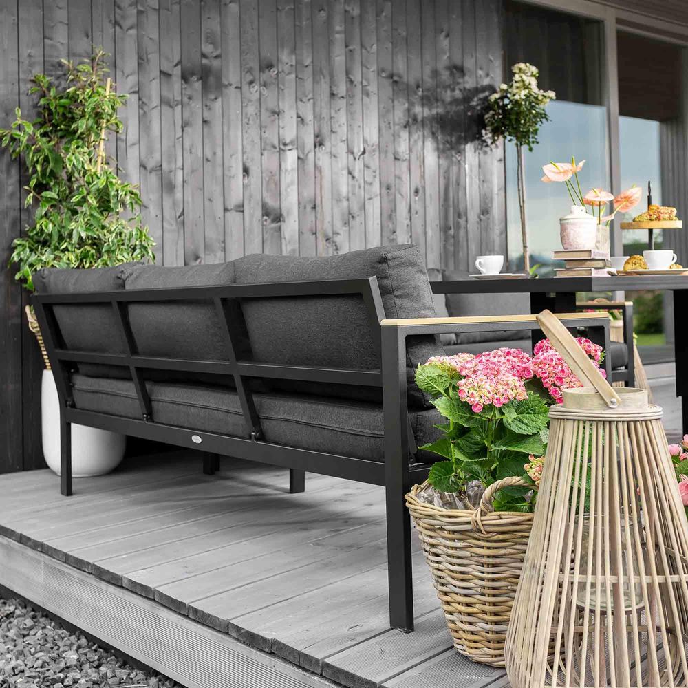di volio Gartenmöbel-Set Noli, aus Aluminium für 10 Personen, in Farbe anthrazit