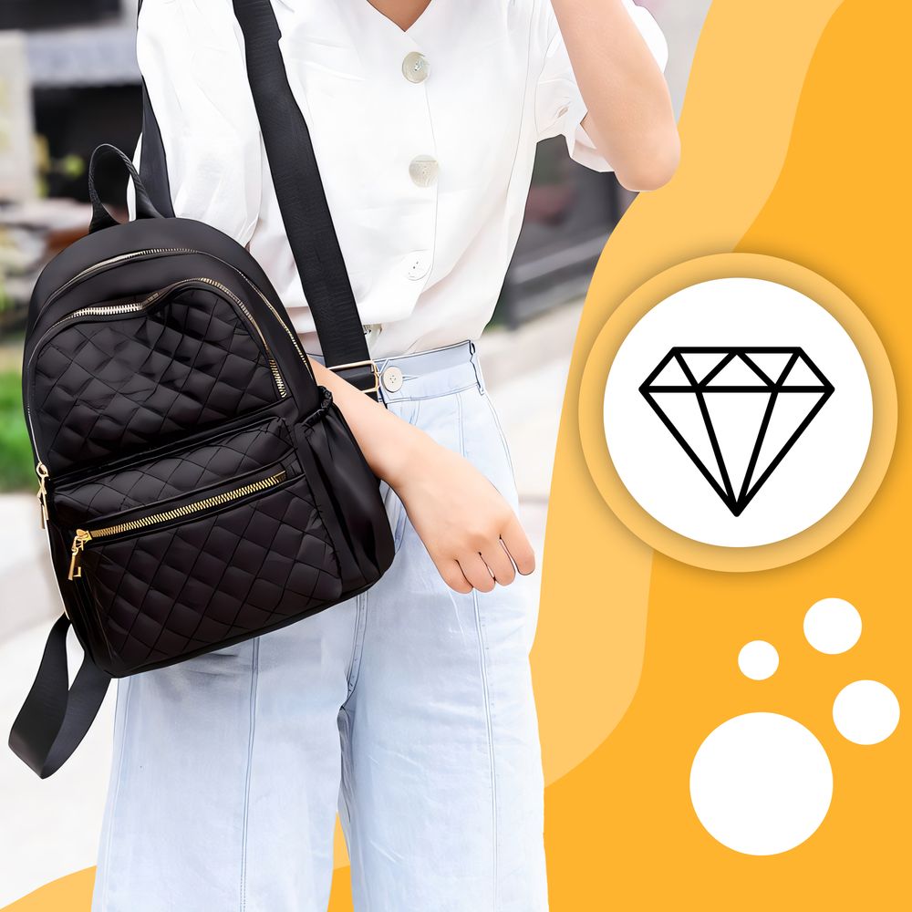 Rucksack Damen Rucksäcke Schule Uni Reisen Freizeit Job Mit Laptopfach Anti Diebstahl Tasche Schultertasche Schwarz Retoo