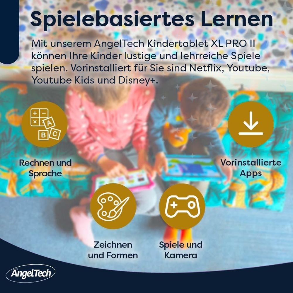 Wie man spielerisch auf dem AngelTech Kindertablet lernen kann