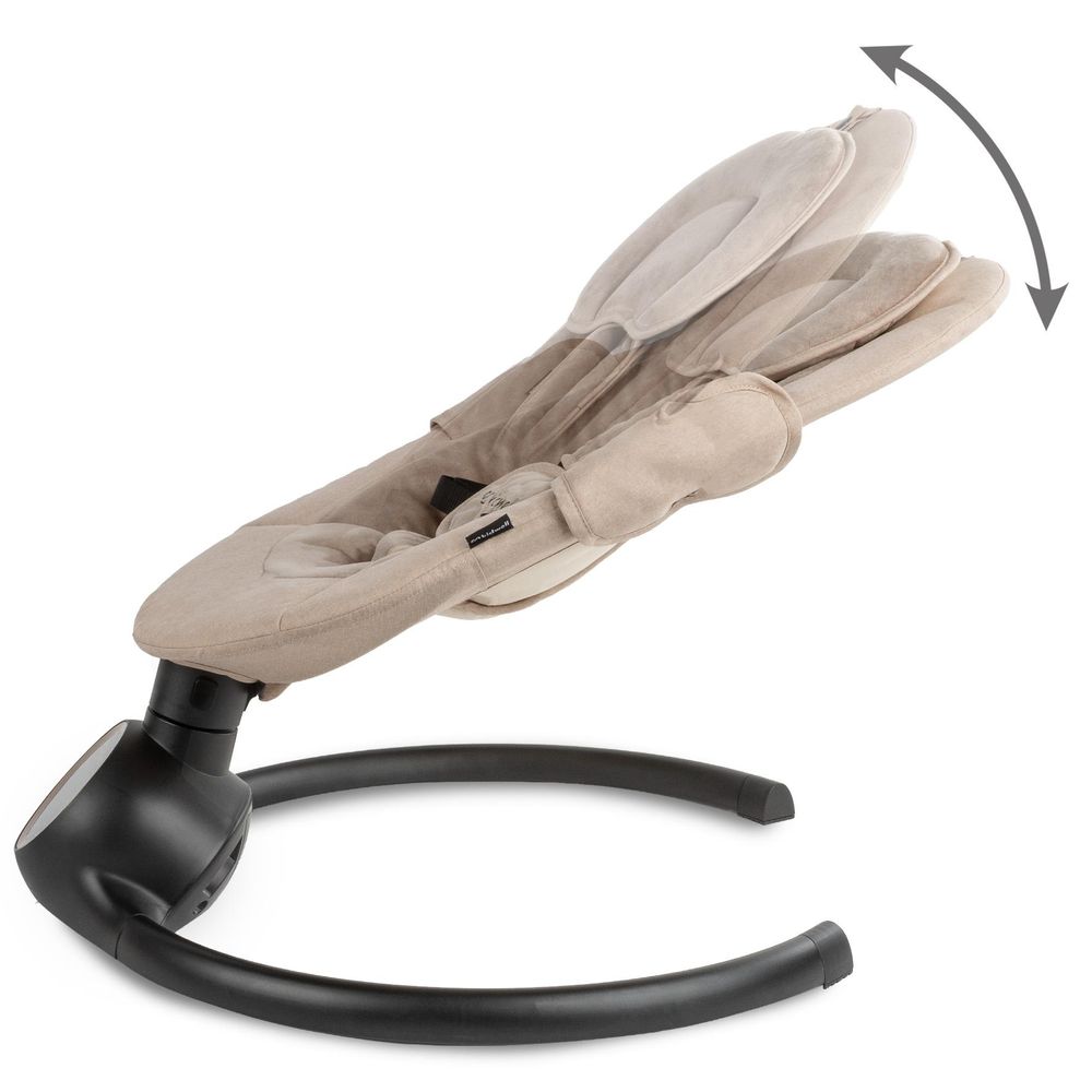 Elektrische 2-in-1-Schaukel, Bluetooth, REVE Beige-Gold