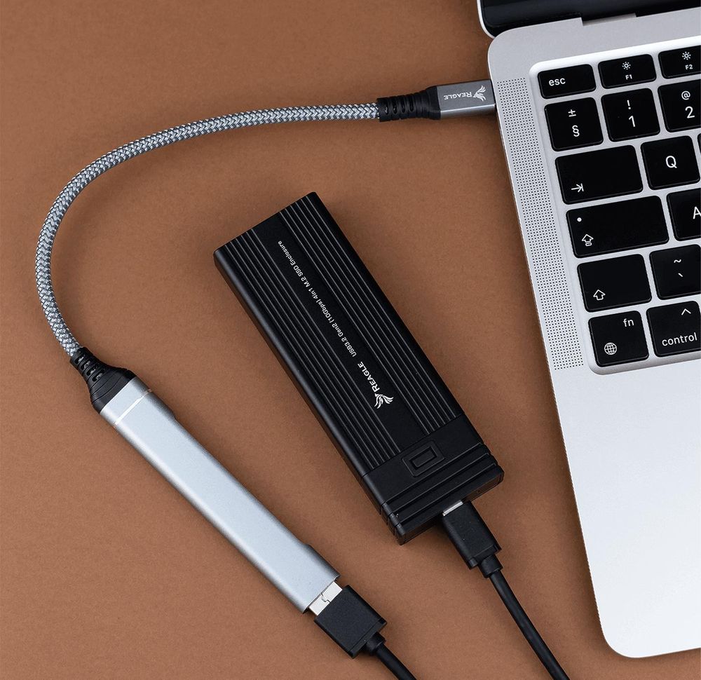 Hub 4 Port USB 3.1 Ultra Flacher Datenhub Reagle Splitter USB Port 4 in 1