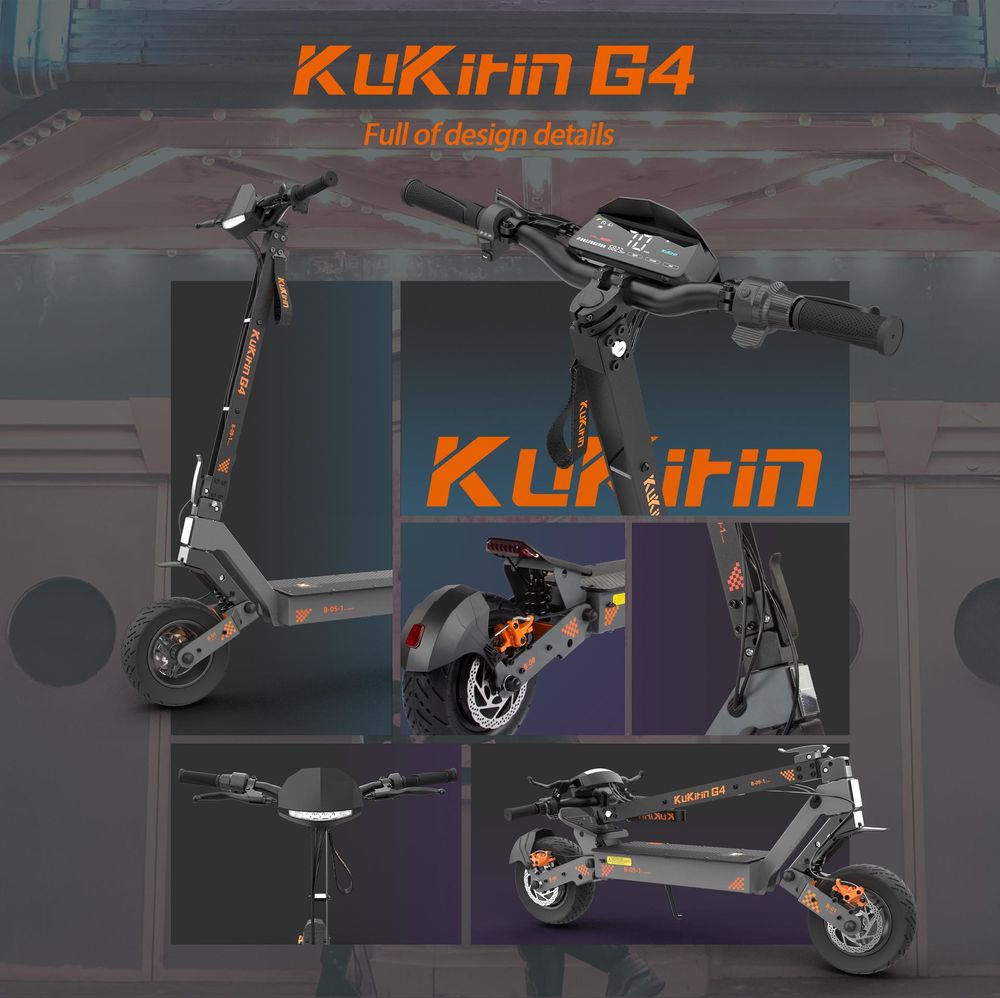 G4 2026 Elektrická koloběžka，11palcové，60V 20Ah, integrovaný nábojový motor, stupeň krytí IP54, nosnost 120 kg