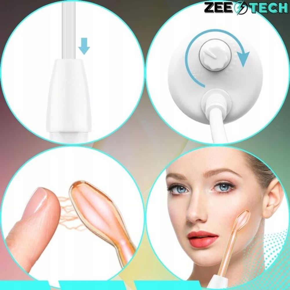Darsonval Gerät Derma Wand LZ006A – 4 Elektroden – Hautpflege