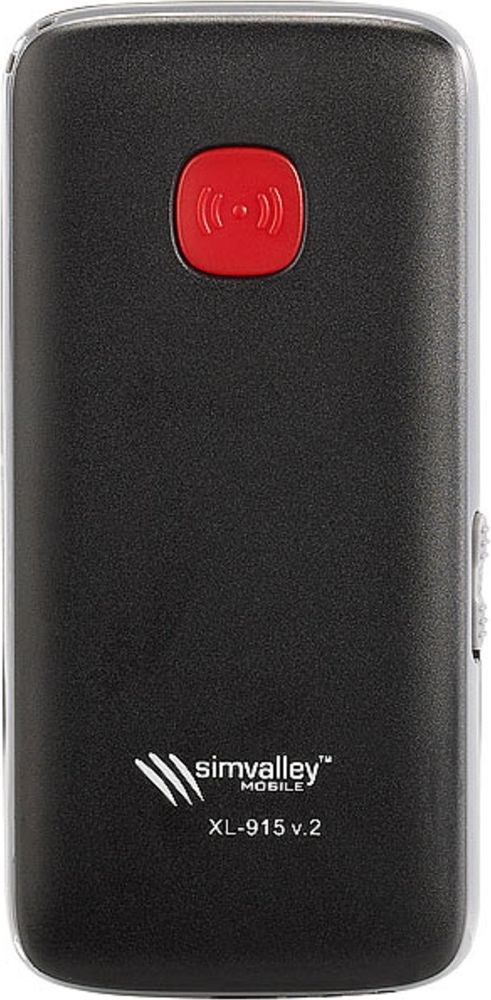 Simvalley Mobile XL-915 V2 Senioren- & Notruf-Handy mit Ladestation