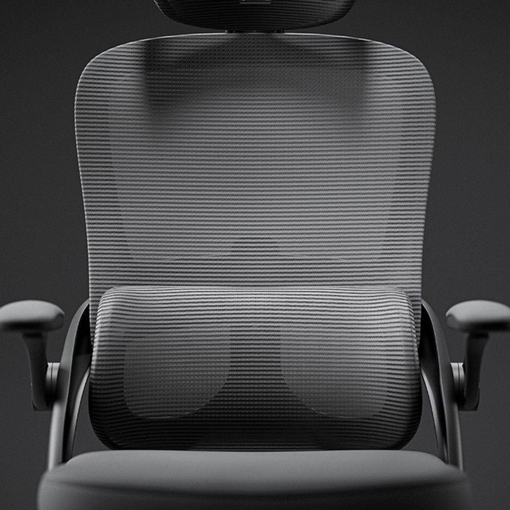 Diablo V-Light Bürostuhl Ergonomisch Schreibtischstuhl 3D Armlehnen Integrierte Lendenwirbelstütze Belastbar bis 110 kg Grau