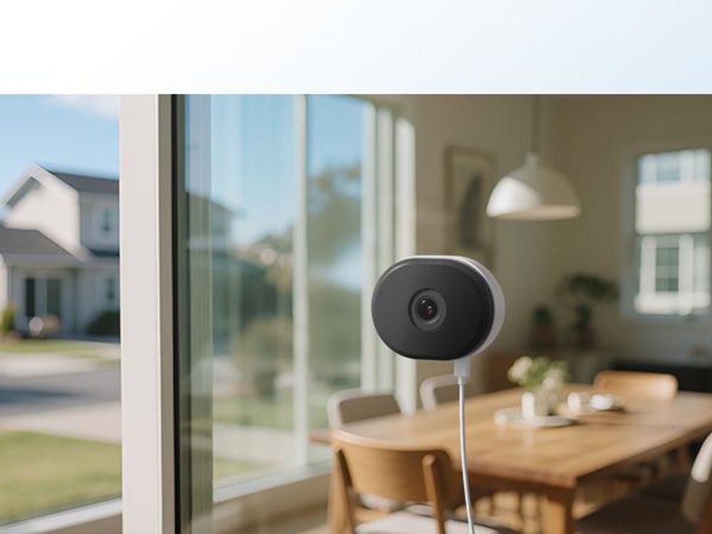 ZOSI C680 2K Fenster Überwachungskamera mit Vollfarb-Nachtsicht, 3MP 2,4/5 GHz WLAN Innenkamera mit KI-Erkennung, Cloud/Karte-Speicher, Plug-in Strom
