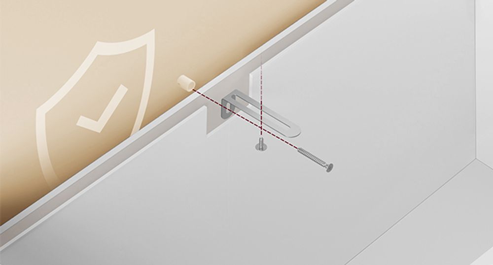 VASAGLE Badezimmerschrank, Badschrank mit 2 Türen, 2 verstellbare Eingeböden, 30 x 60 x 100 cm, Schrank für Esszimmer, Küche, Wohnzimmer