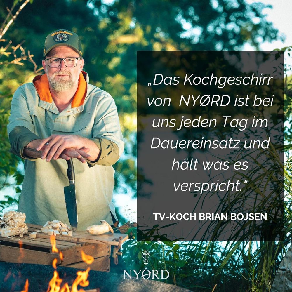 NYORD 3er Set Gewürzmühlen – Salz und Pfeffermühlen mit stufenlos einstellbarem Edelstahl Mahlwerk, Holzgriff aus Birkenholz und Ledertasche