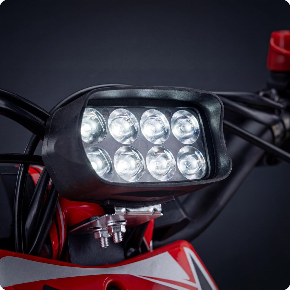 VOLTOURI Mini Cross Benzínový CR49-E | Elektrické Štartovanie | 49 cm³ | 35 km/h | Červená