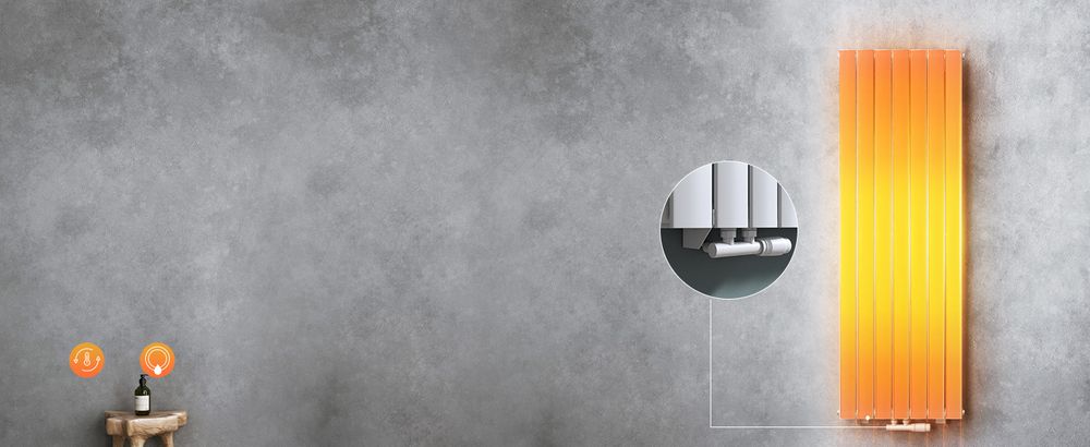doporro Design Badheizung 160x61cm Anthrazit Paneelheizkörper Einlagig Vertikal Mittelanschluss Badheizkörper Ohne Heizstab FV