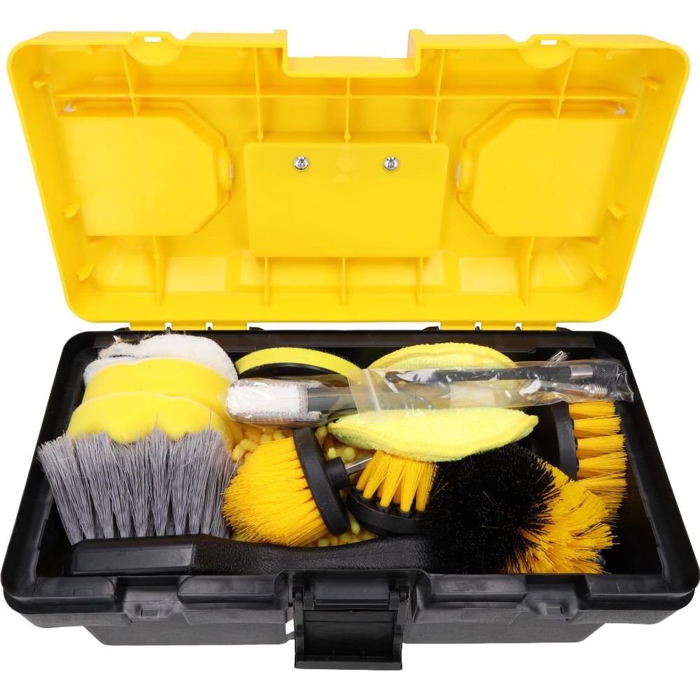 LUXTOM | Auto Reinigungsset, 27 Stück, Autopflege Set, Auto Detailing Pinsel, für Auto Reinigung, Auto Außenreinigungsset, Auto Polierset