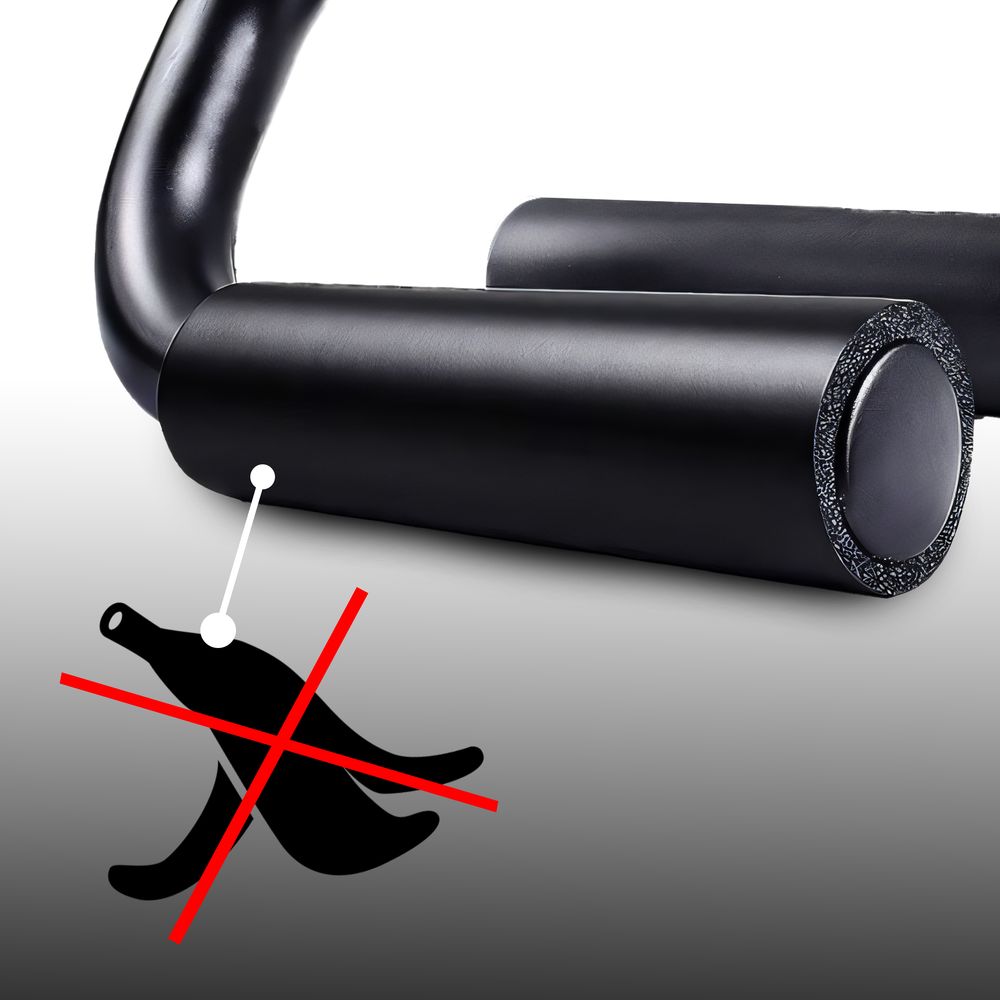 Liegestützgriffe 2er Set, Rutschfest Push Up Griffe, Push up Bars, Parallettes Liegestützen für Muskeltraining und Krafttraining, Stahl Retoo