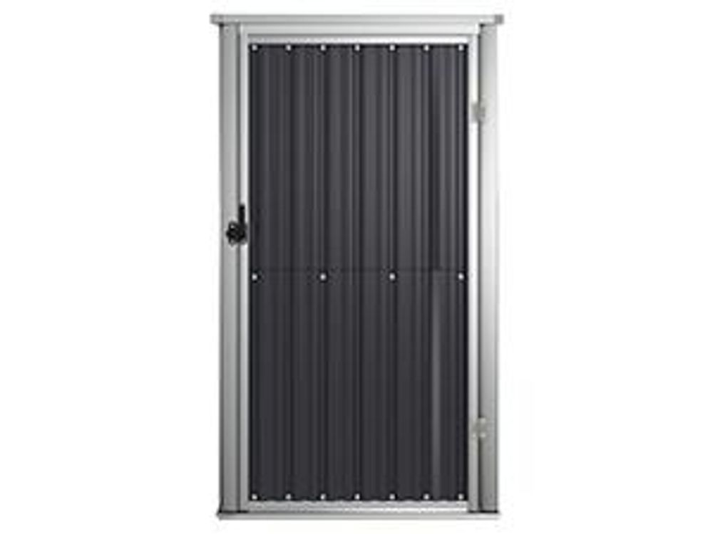 vidaXL Capanno per attrezzi antracite 88x89x161 cm Acciaio zincato