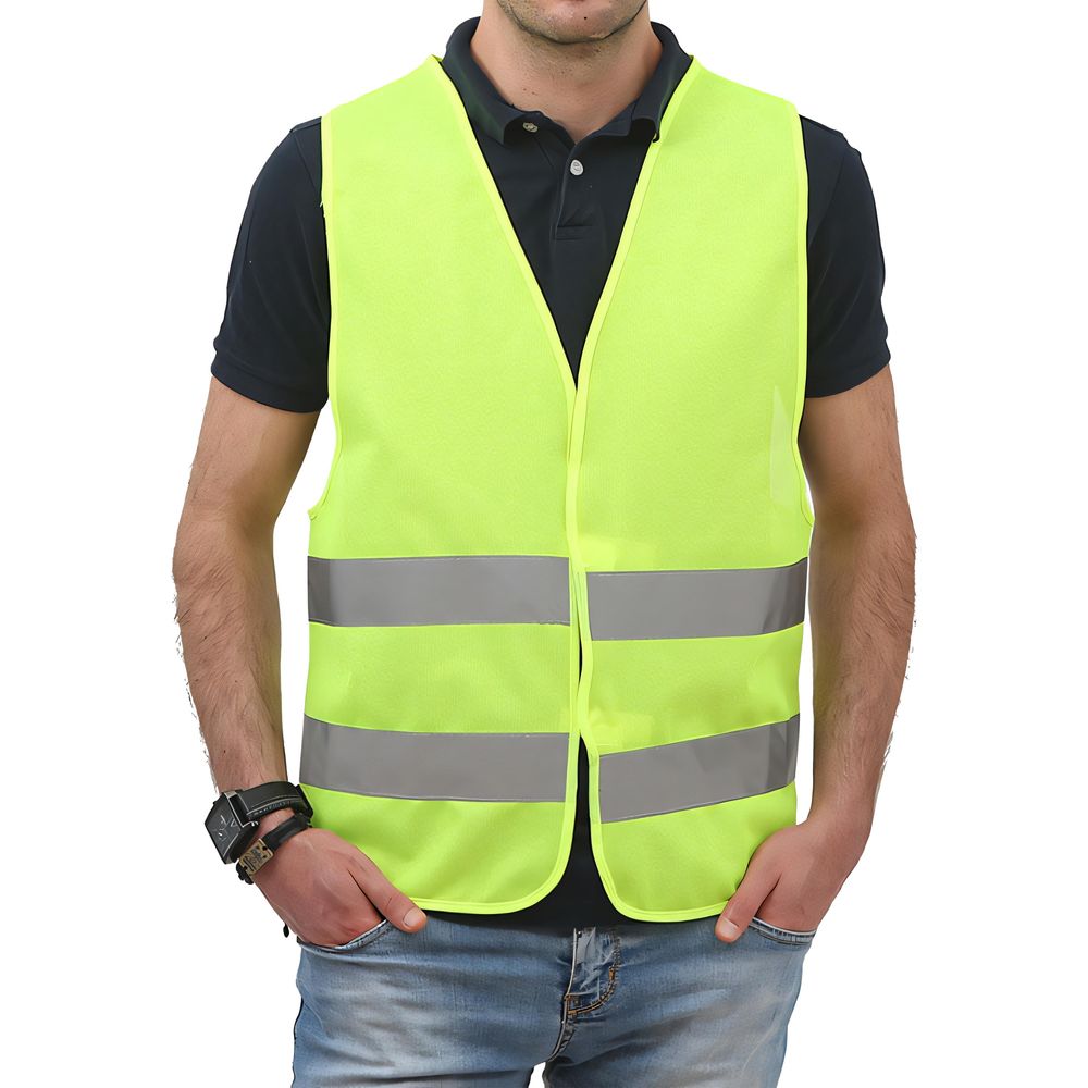 Warnwesten Reflektorweste Sicherheitsweste Reflektorgurtzeug Mir Reflective Cuffs Auto Herren Damen Kinder Fahrrad Laufen Radfahren Joggen Retoo