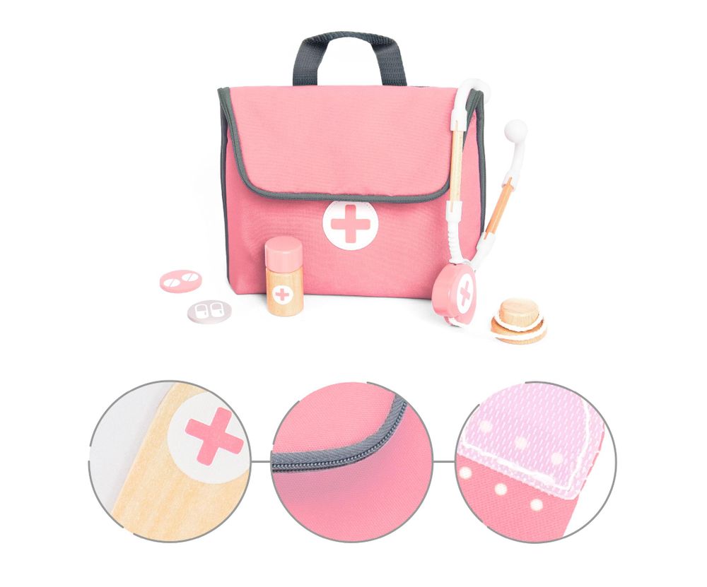 Material- und Sicherheitsdetails des UMU Arztsets Mini in Rosa
