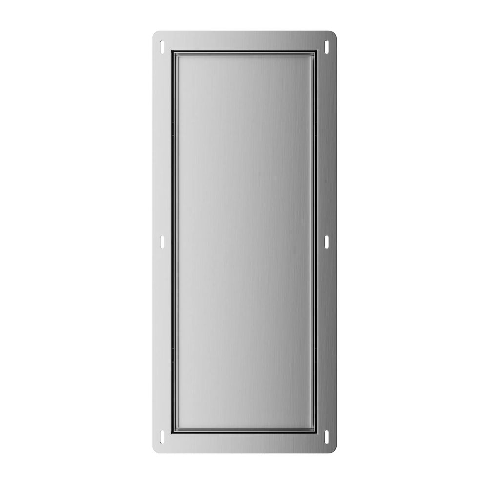 Unterputz-Tür für WC-Bürstenschrank zur Aufnahme einer Fliese (befliesbar)