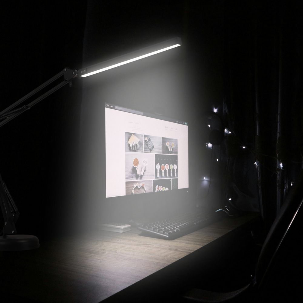 LED Schreibtischlampe Tischlampe Leselampe Arbeitsleuchte Bürolampe Schwenkbare Nachttischlampe Schreibtisch Lampe für Leser Kinder Büro 5W Retoo