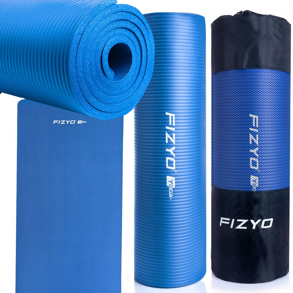 Produktová fotografie gymnastické podložky FIZYO z NBR pěny na bílém pozadí