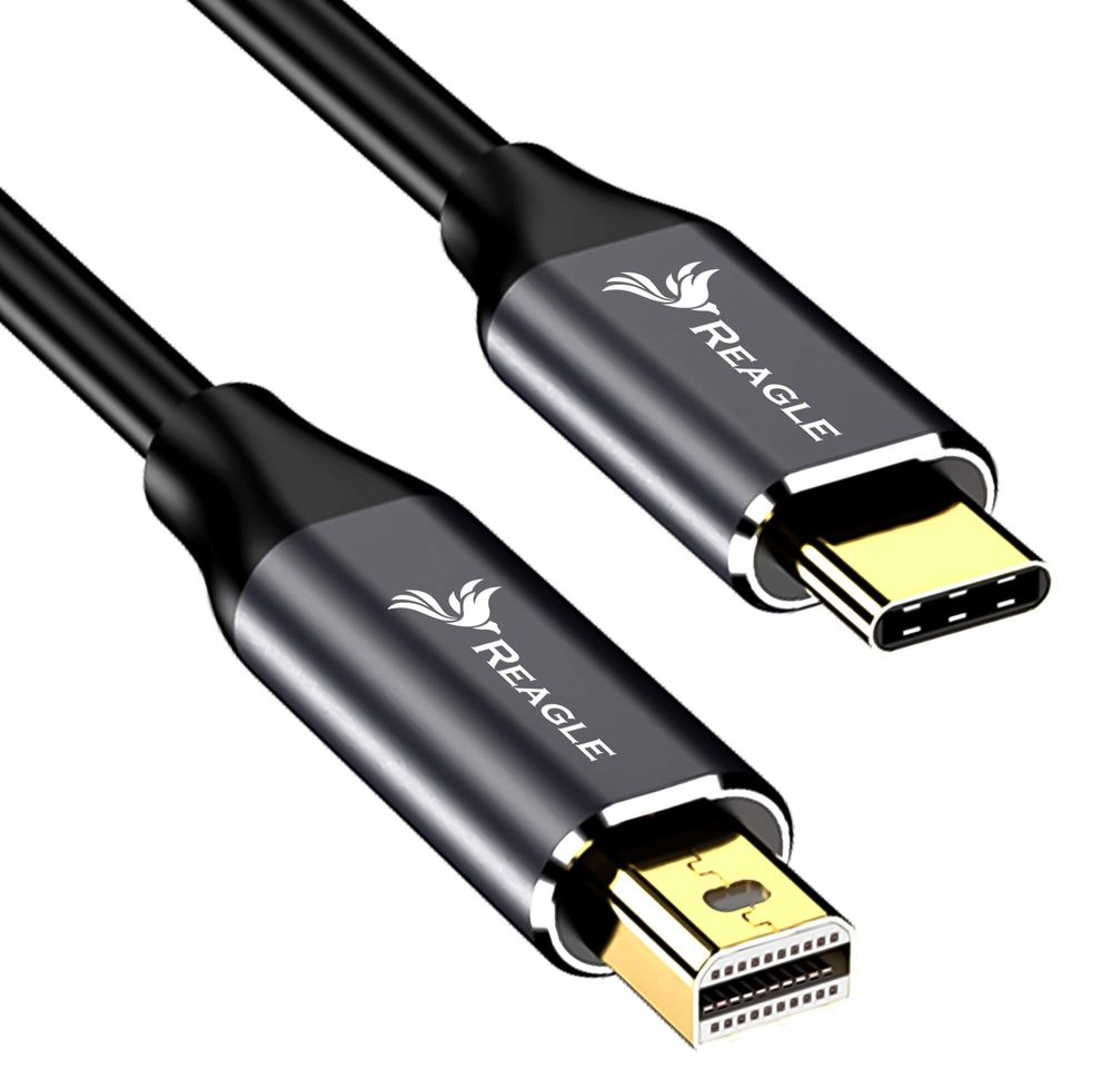 Reagle Thunderbolt Usb-C Mini Displayport 4K 60Hz 1.8M Kabel Typ C Zu Mini Dp Kompatibel Macbook Pro Air Imac Monitor Projektor