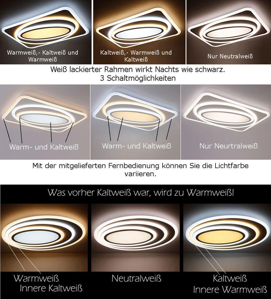 Eurotondisplay LED Deckenleuchte