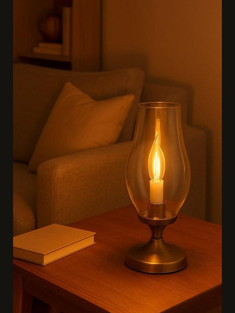 Das Bild zeigt eine Leuchte im Wohnzimmer.
