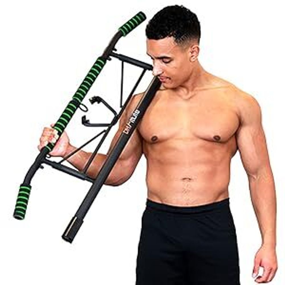 DH FitLife Klimmzugstange Türrahmen ohne Bohren & Schrauben | Pull up bar Doorway | Türreck zum Einhängen für Rückentraining | inkl. Schlingentrainer