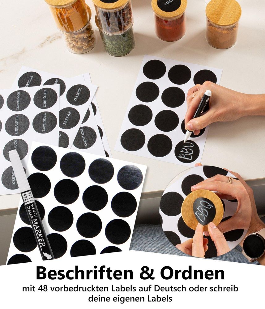 Alles im Blick mit praktischen Etiketten