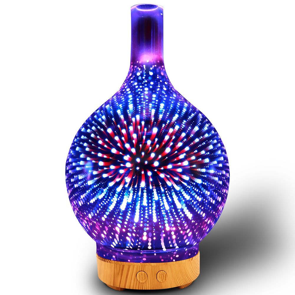 Aroma Diffuser, Luftbefeuchter Nachtlicht Diffusor 3 in 1, Sehr Dekorativ Beleuchtung, Öle Aromatherapie, Schlafzimmer, Kinderzimmer, Retoo