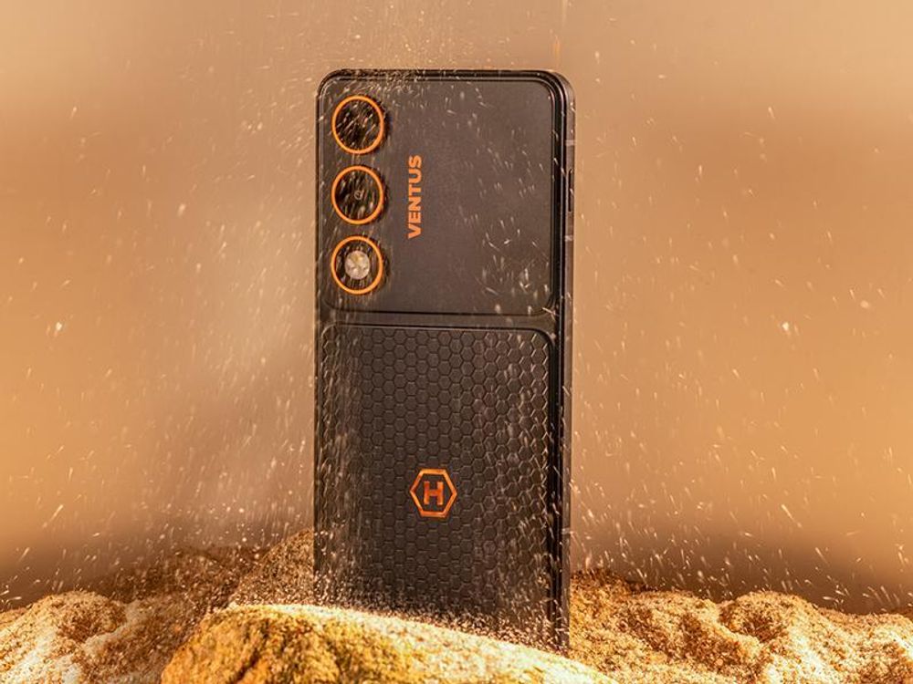 HAMMER VENTUS 5G Smartphone Handy Outdoor 8GB + 256GB IP69 Android 16 5000mAh 120Hz AMOLED Display, 108MP AI Camera, 32MP Selfie Camera, MediaTek Dime