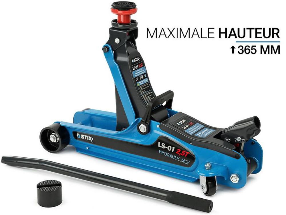 Cric de manœuvre Kit de cric 2500 KG avec 2x béquilles 3T