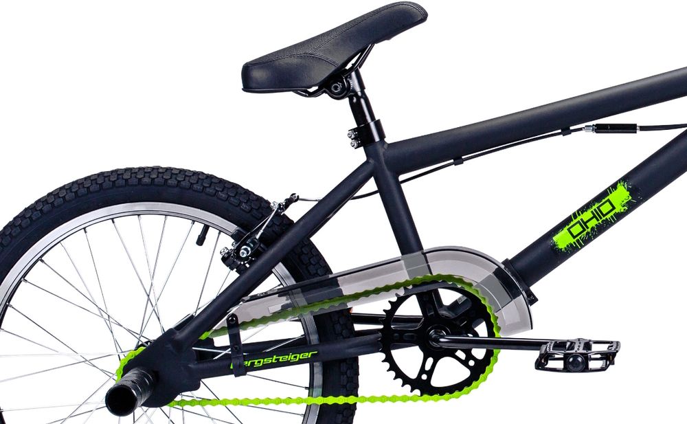 Bergsteiger Ohio 20 Zoll BMX, 360° Rotor-System, Freestyle, 4 Stahl Pegs, Kettenschutz, Freilauf