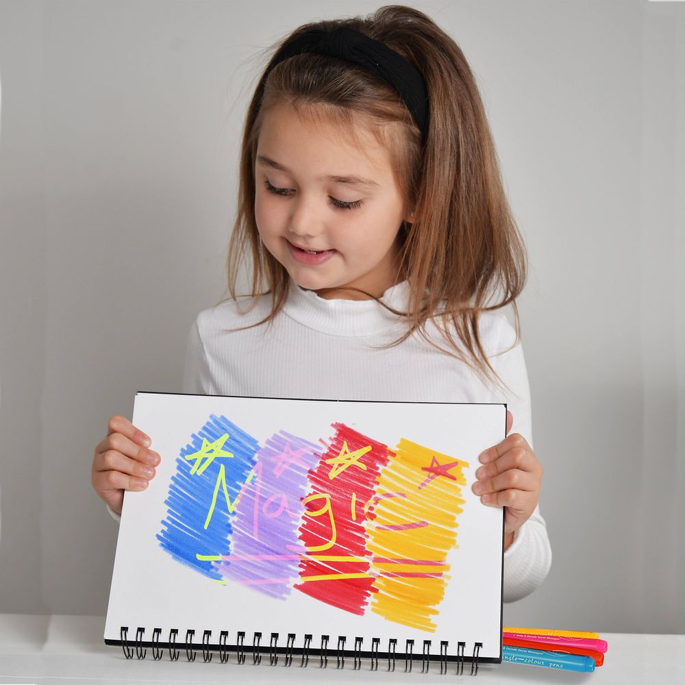 Filzstift set Pen Set Fasermaler 25 Fineliner Stiften pigment Set Filzstifte Marker Pens Set Verschiedenen Farben Pinselstifte Graffiti Pens Retoo