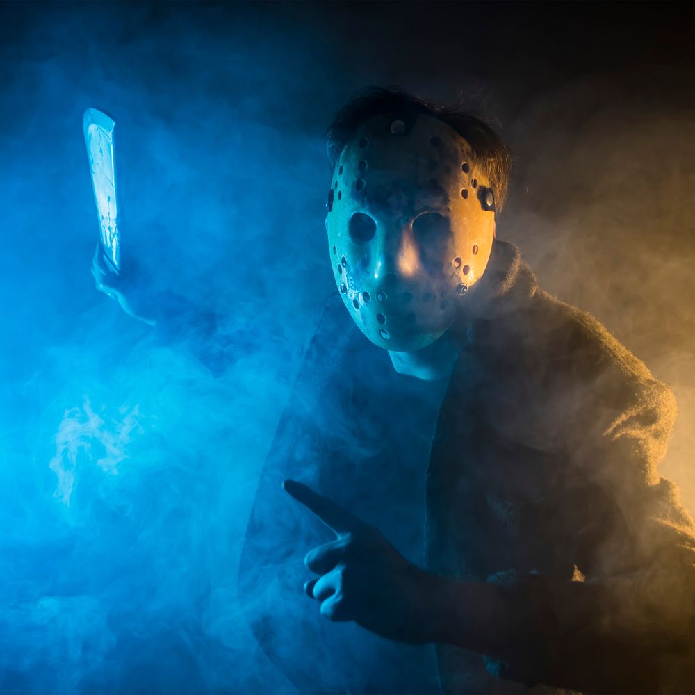 Halloween Maske Freitag Der 13 Jason The Purge Horror Verkleidung Kostümspiele Horrormaske Cosplay Fasching Karneval Party für Herren Damen Retoo
