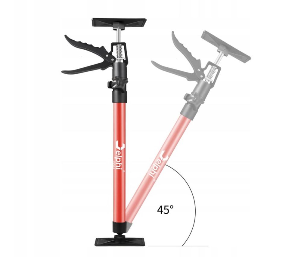 Delphi Tools Teleskopstütze 50-115 cm - Montagestütze für Gipskarton, Türen und Paneele