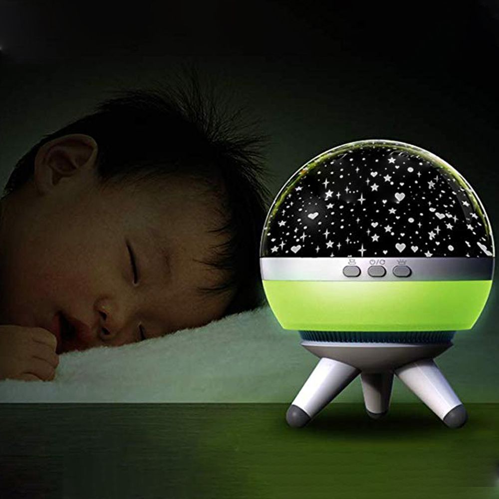 Sternenhimmel Projektor LED Sternenlicht für Kinder Baby mit 360° Rotierend Nachtlicht Lampe 7 Farben Licht Geschenke Weihnachten Kinderzimmer Retoo