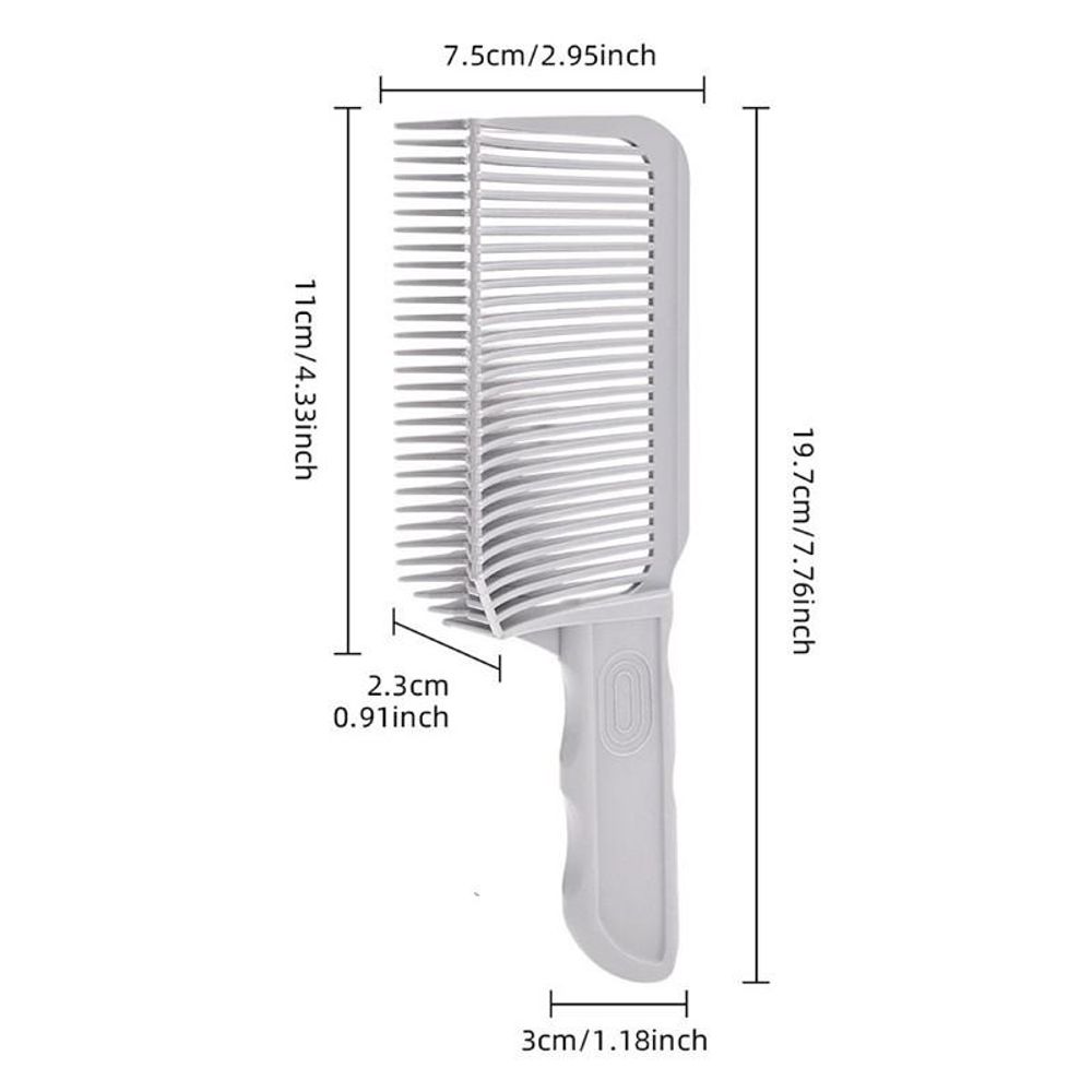 Peigne de coiffure professionnel pour dégradé fade V-shape, peigne barbier
