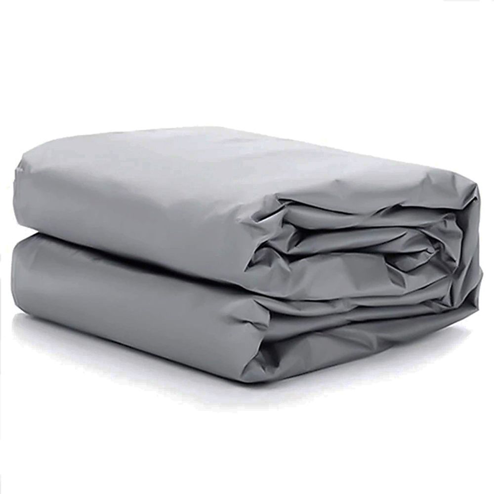 Autoschutzhülle - Auto Abdeckplane - Car Cover - Autoplane Silber - Reflektierende Streifen - 480x175x120cm - Antikratzsicht, Schutz vor Regen, Sonne