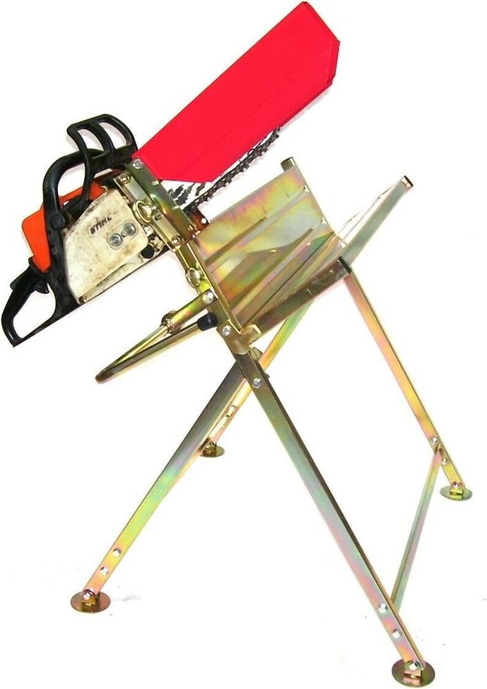 Kettensägebock Sägebock 06062 Benzin Elektro Kettensäge Sägehilfe Holz Säge Bock