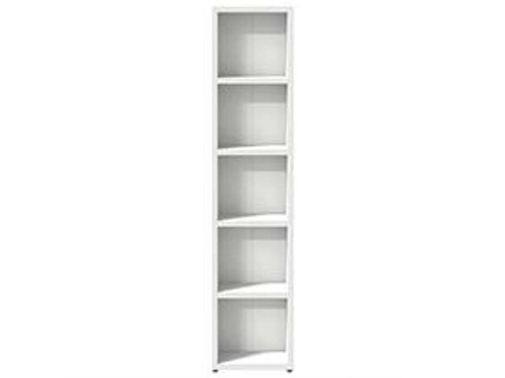 vidaXL Scaffali per CD 2 pezzi Bianco 21x16x93,5 cm Materiale ligneo