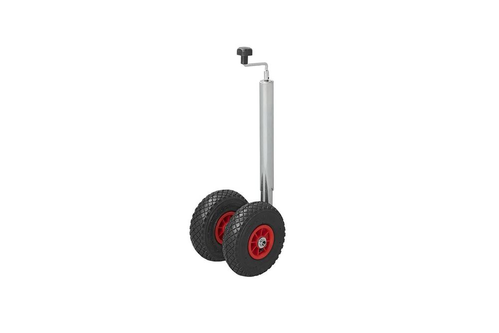 Dvojité jazdné koleso 48mm 2x plastový ráfik so vzduchovým plášťom 260x85mm