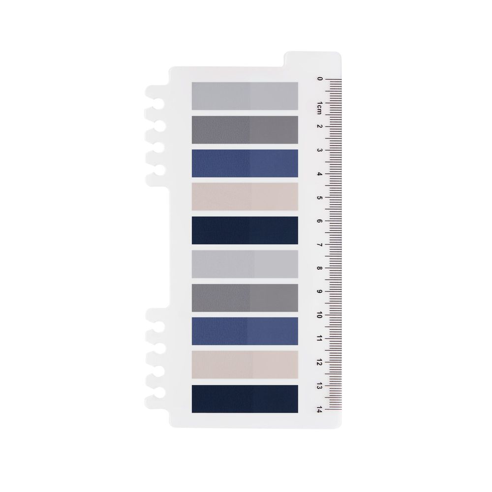 Ordinate-Gray Serenade Transparente Haftnotizen, Haftstreifen Plastik, Haftmarker | Page Marker | Klebezettel set | planner | sticky notes | Book Tabs