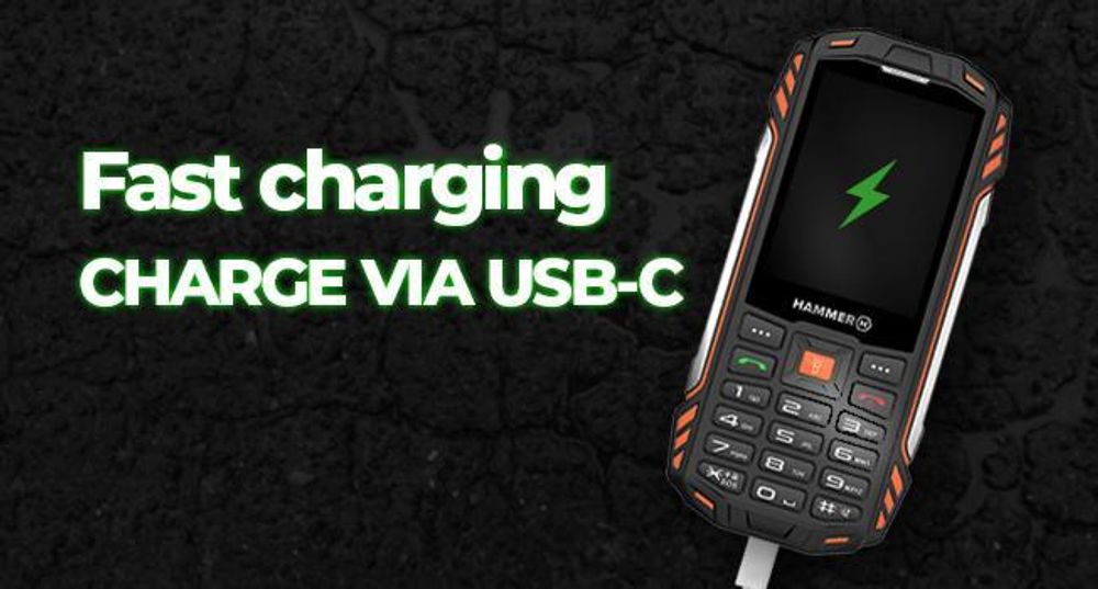 Hammer Power Plus 2G – Wasserdichte, Robuste Und Geschützte Mobiltelefon