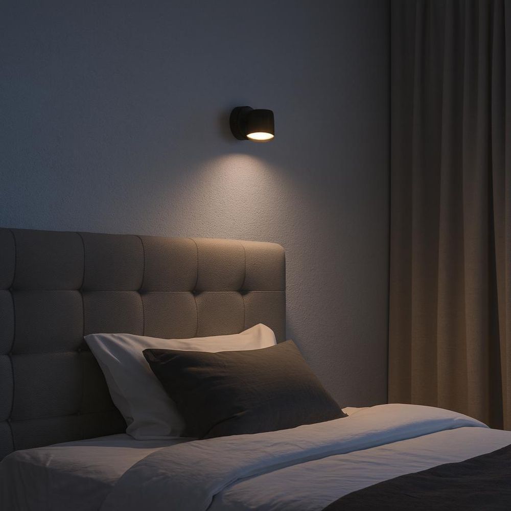 MasterLED Wandlampe GX53 - Schwarz - Moderne Innenleuchte aus Stahl und Aluminium - Elegant und funktional