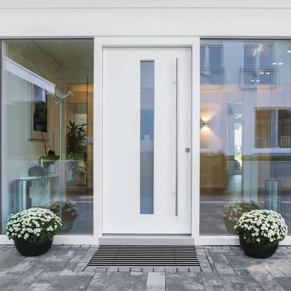 Aluminium-Fußmatte: modernes Design und Eleganz für jeden Eingang.
