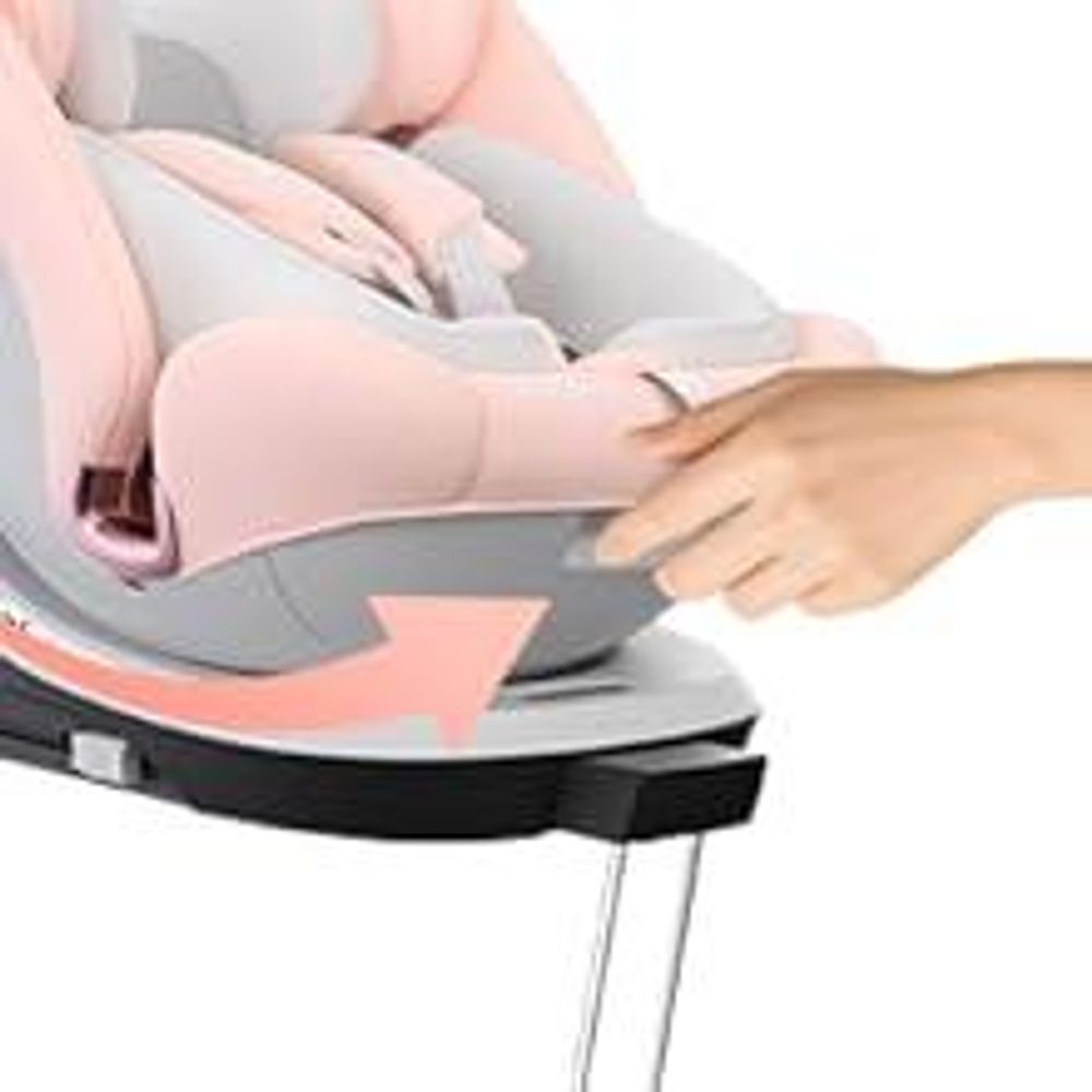 DEWINNER Kindersitz 360°Drehbar, Kinderautositz I-Size, Gruppe 0+/1/2/3 für Autos mit ISOFIX, Reboarder ab Geburt -12 Jahre (40-150 cm), 0-36 kg