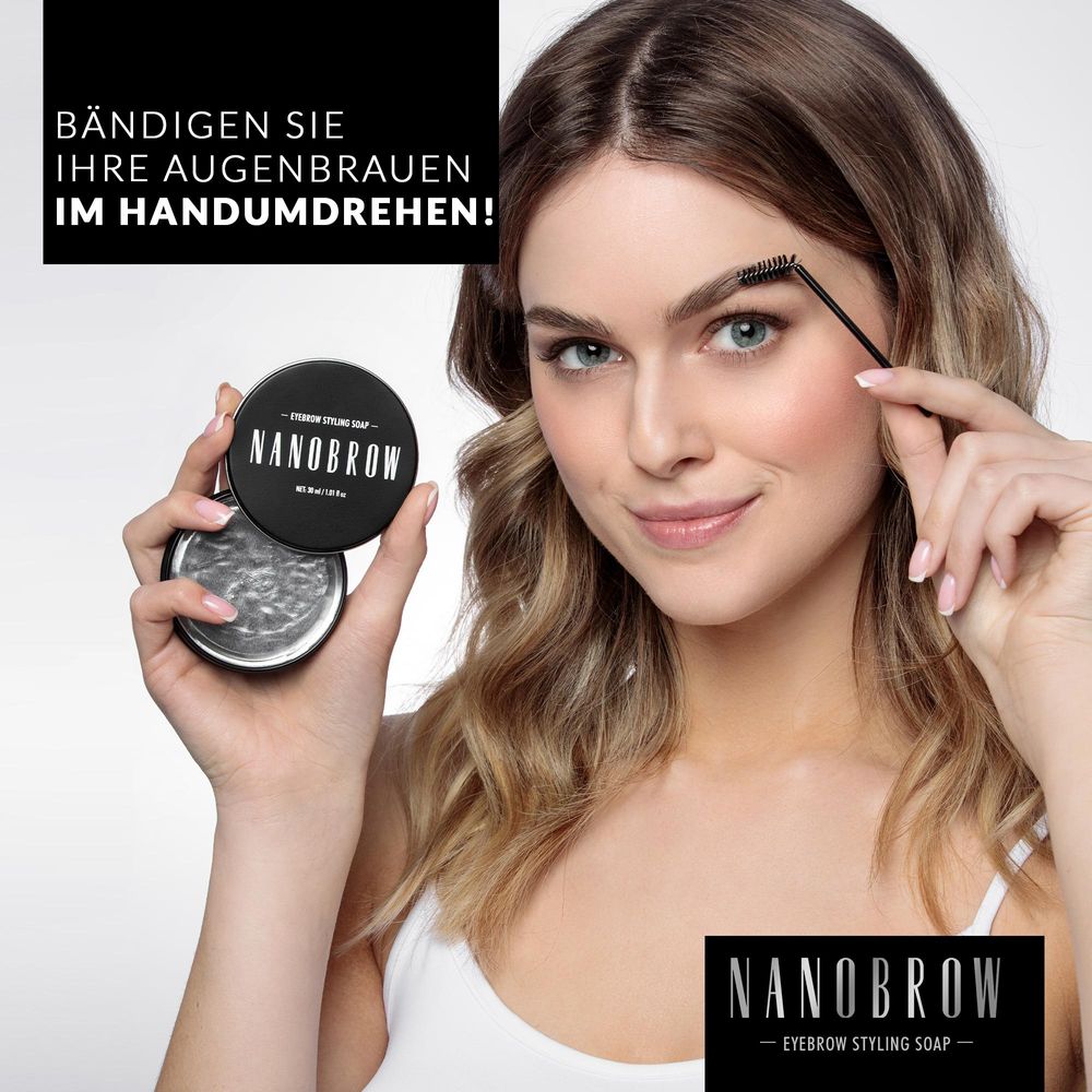 Nanobrow Professionelles Augenbrauen-Styling-Gel, Gewicht & Hold für makellose Augenbrauen, 30g