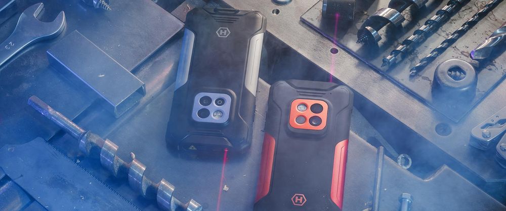 HAMMER CONSTRUCTION 2 THERMAL 5G 8/256 GB  robustes Smartphone mit Wärmebildkamera, Schutzklasse IP69
