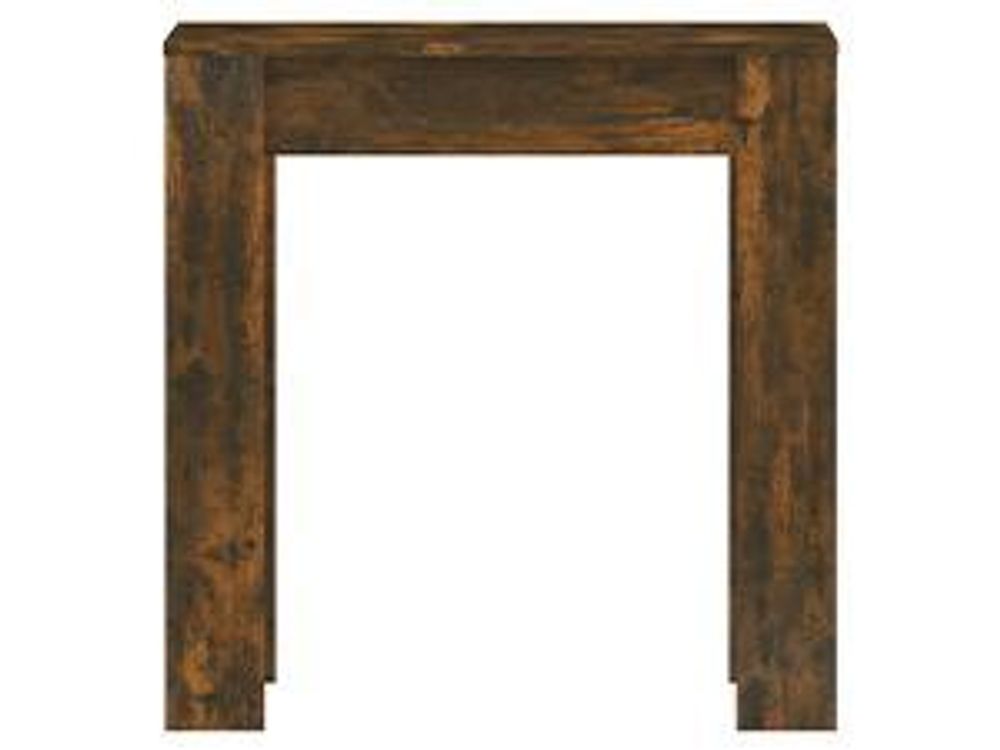 vidaXL Esstisch Räuchereiche 140x74,5x76 cm Holzwerkstoff